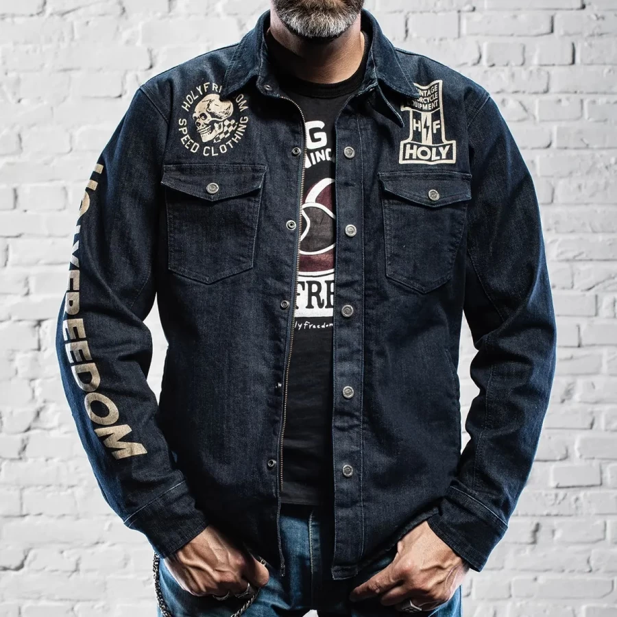 HOLYFREEDOM - JACKET GENOA STAMPATO - Imagen 6