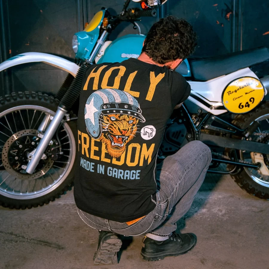 HOLYFREEDOM -TIGER TEE T-SHIRT - Imagen 4