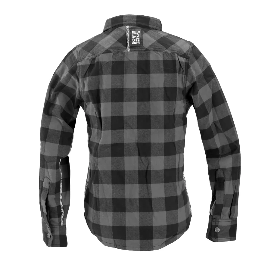 HOLYFREEDOM - JESSIE JAMES GREY FLANNEL SHIRT - Imagen 3