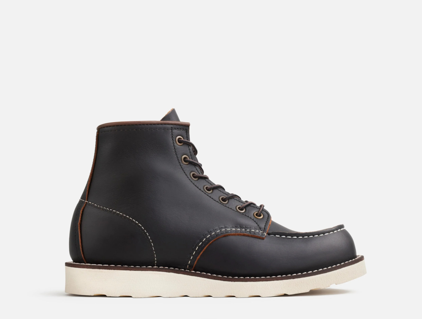 RED WING SHOES - 8849 6" CLASSIC MOC TOE BLACK PRAIRIE - Imagen 2