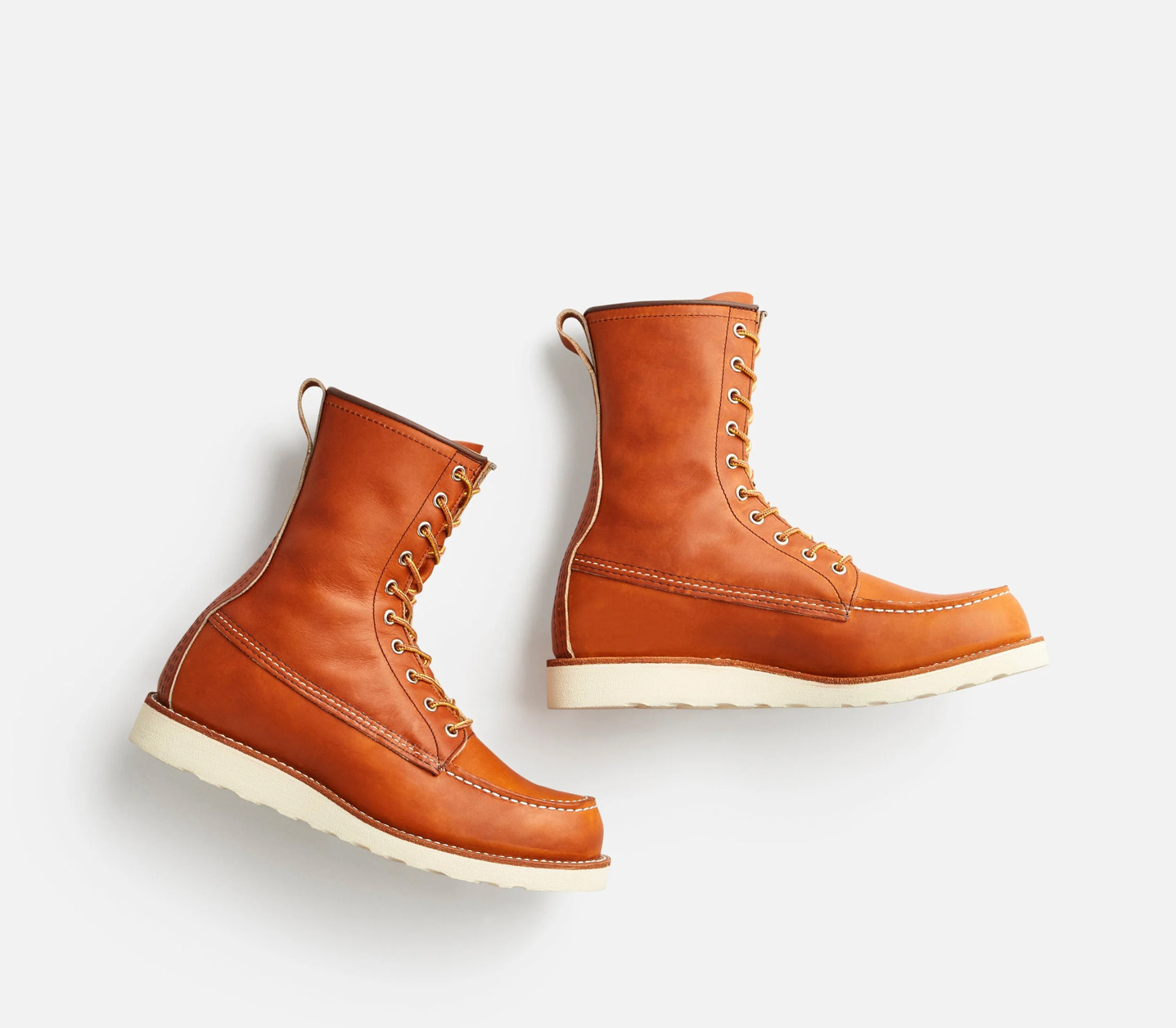 RED WING SHOES - 877 8" CLASSIC MOC TOE ORO LEGACY - Imagen 4