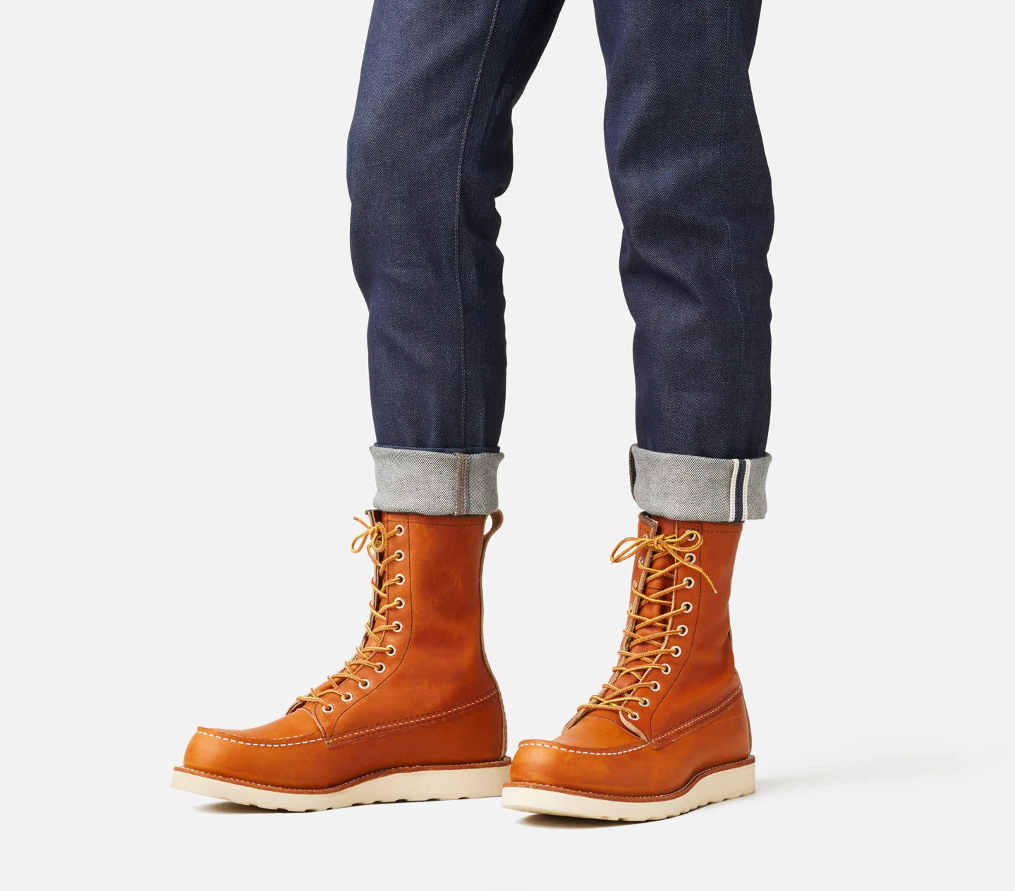 RED WING SHOES - 877 8" CLASSIC MOC TOE ORO LEGACY - Imagen 3