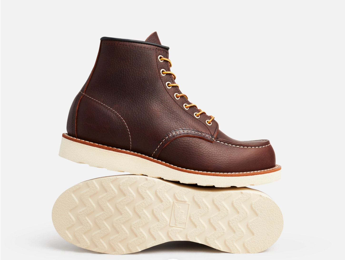 RED WING SHOES - 8138 6" CLASSIC MOC TOE BRIAR OIL SLICK - Imagen 4
