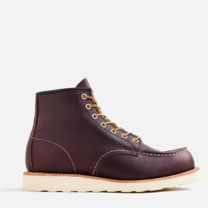 RED WING SHOES - 8847 6" CLASSIC MOC TOE BLACK CHERRY EXCALIBUR