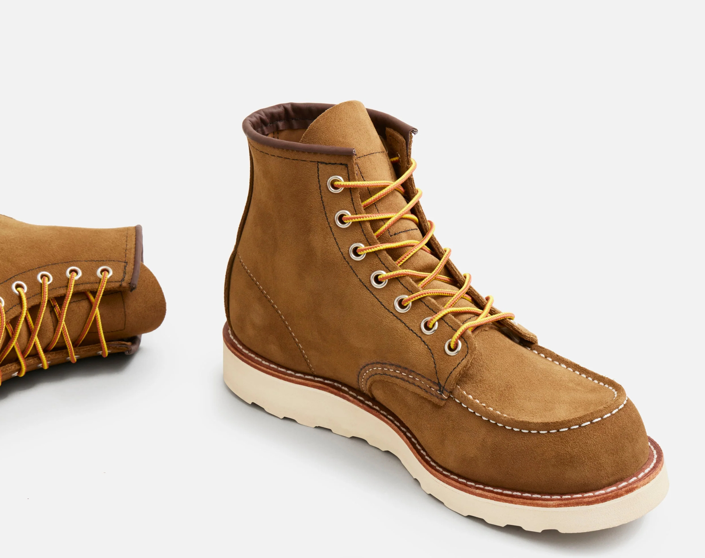 RED WING SHOES - 8881 6'' CLASSIC MOC TOE OLIVE MOHAVE - Imagen 5