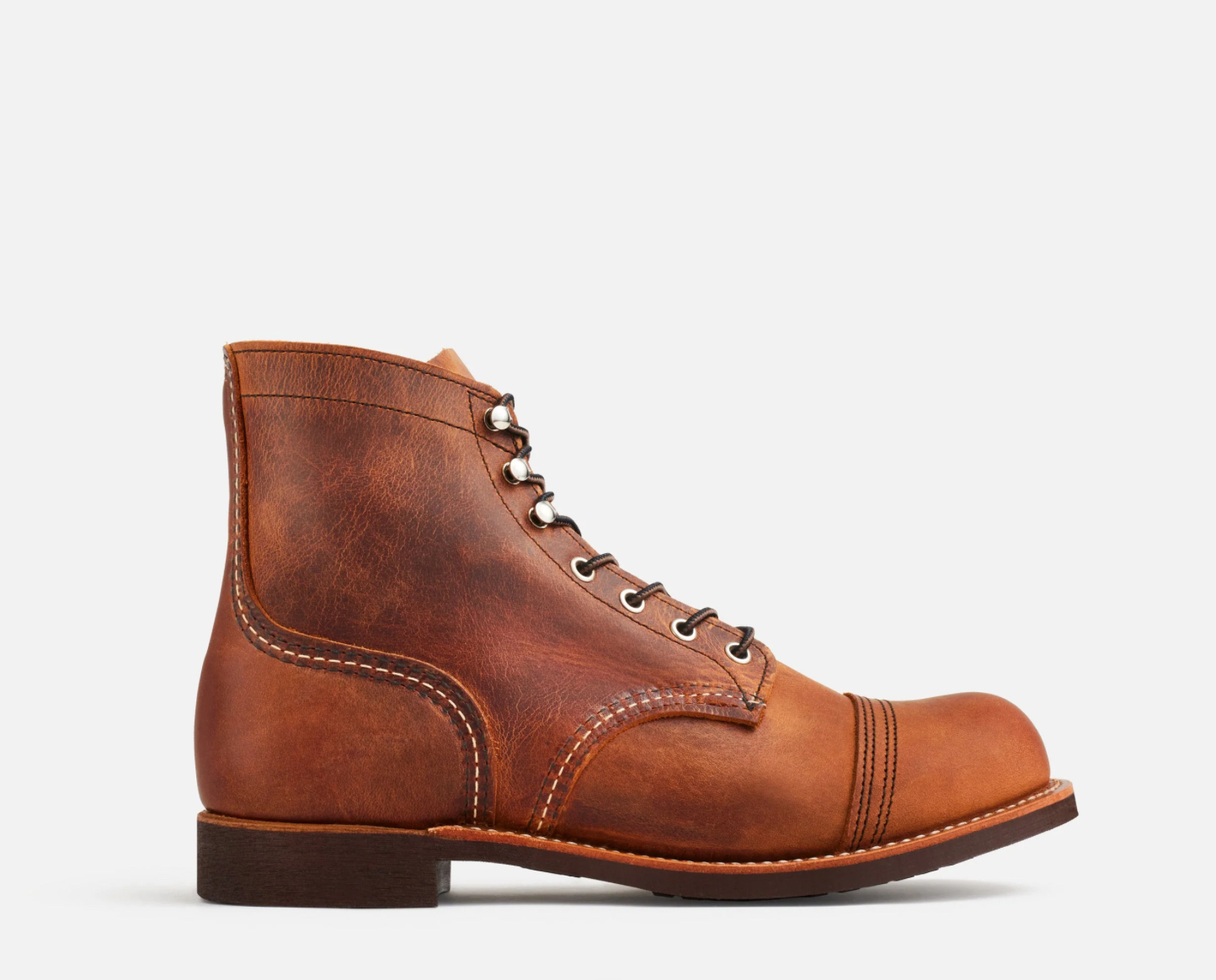 RED WING SHOES - 8085 IRON RANGER COPPER ROUGH & TOUGH - Imagen 2