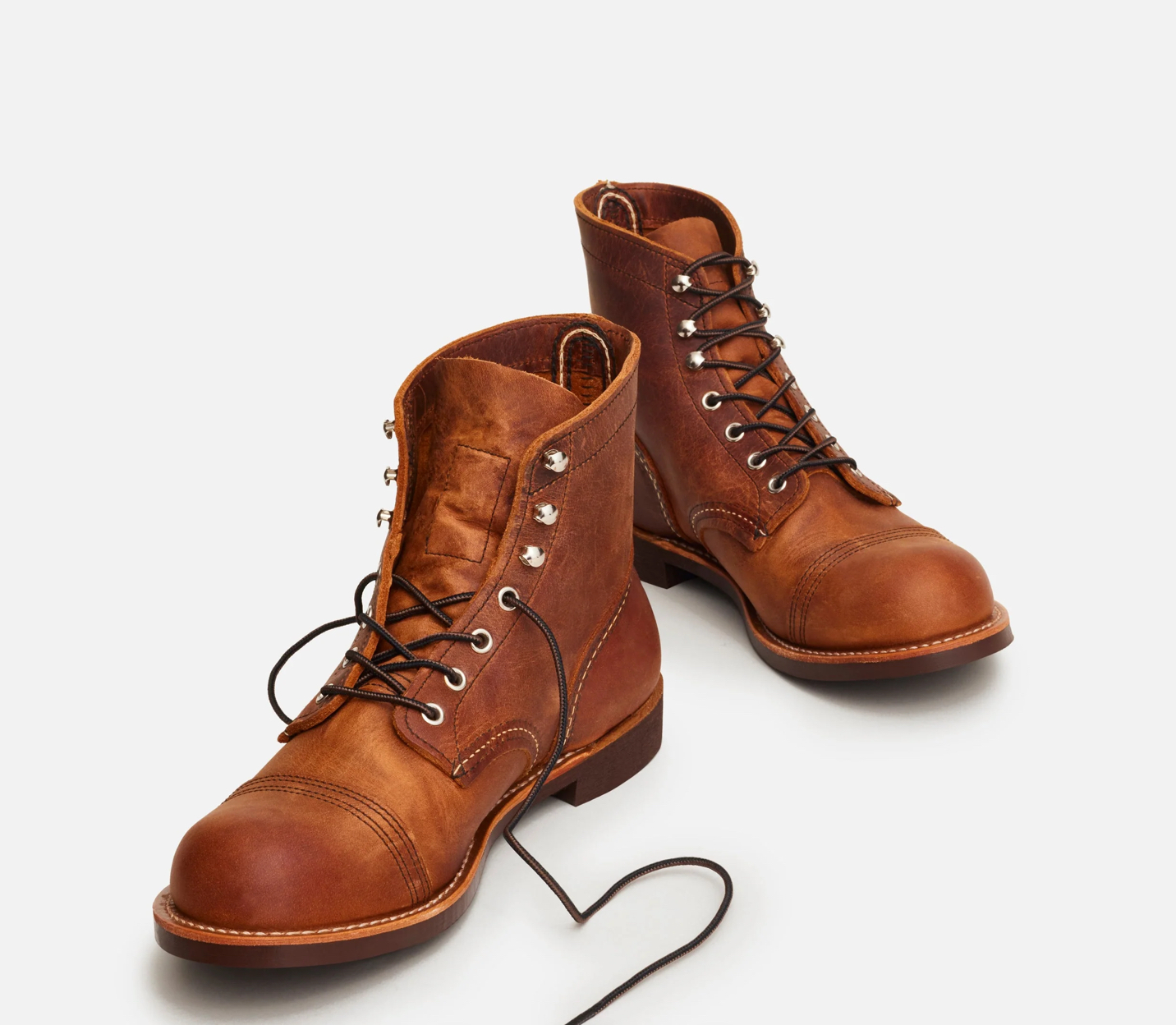 RED WING SHOES - 8085 IRON RANGER COPPER ROUGH & TOUGH - Imagen 4