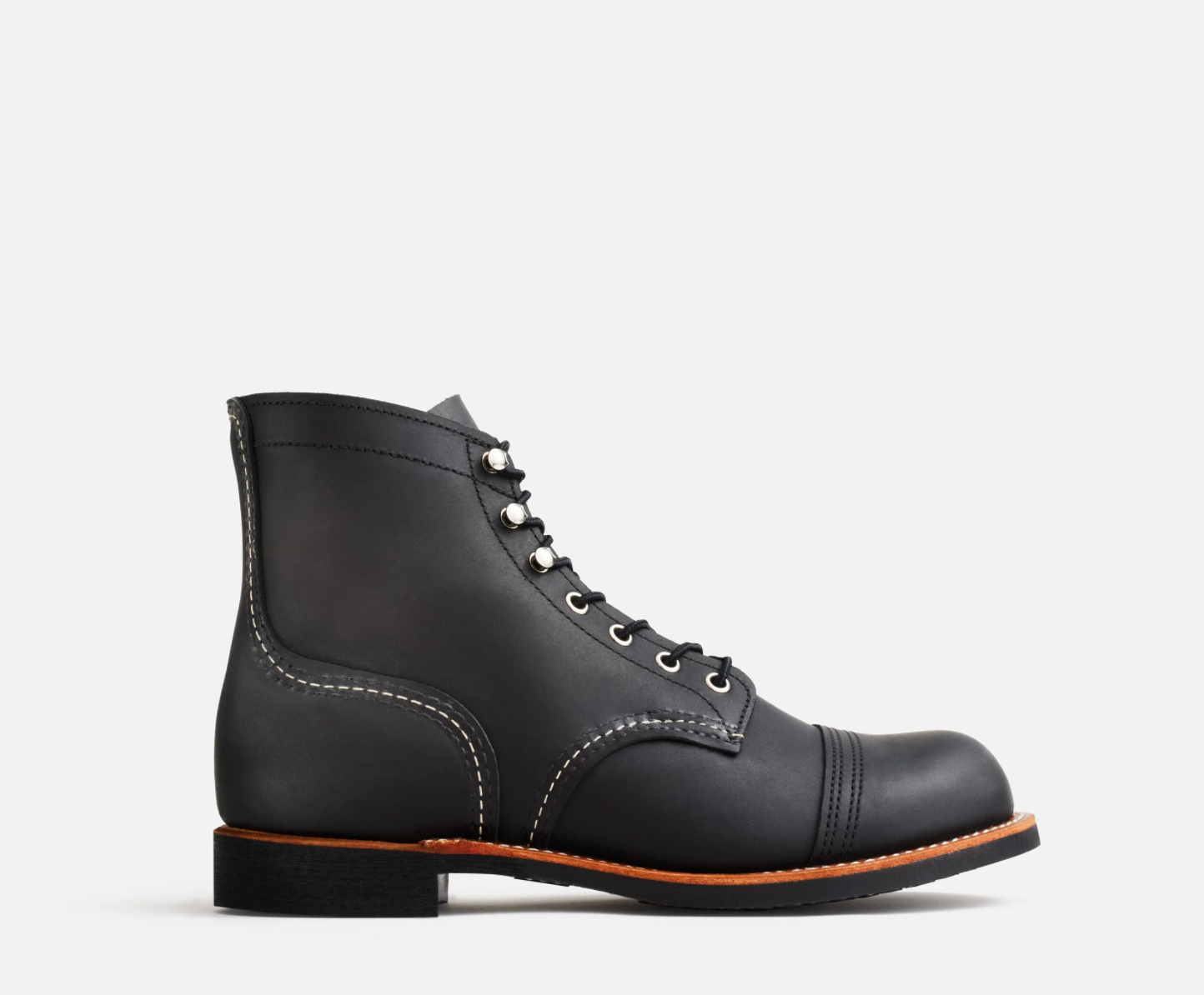 RED WING SHOES - 8084 IRON RANGER BLACK HARNESS