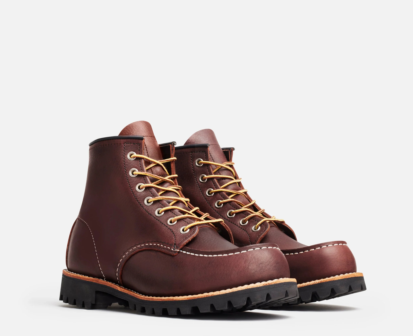 RED WING SHOES - ROUGHNECK MOC TOE BRIAR OIL SLICK - Imagen 2