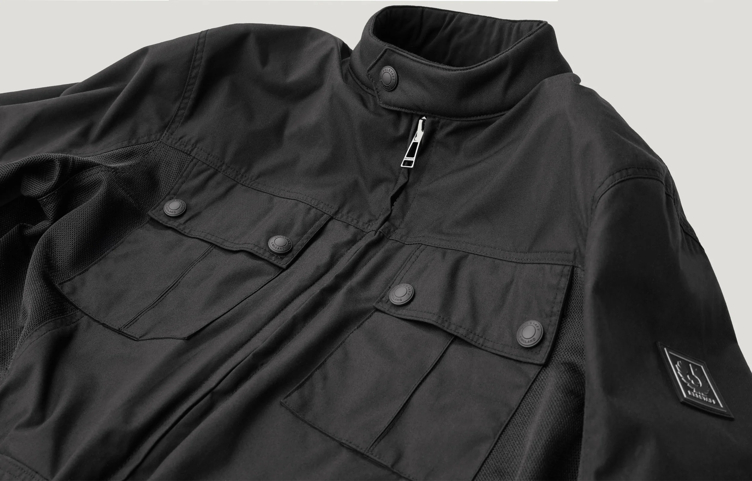 BELSTAFF - CHAQUETA AIRFLOW NEGRO - Imagen 4