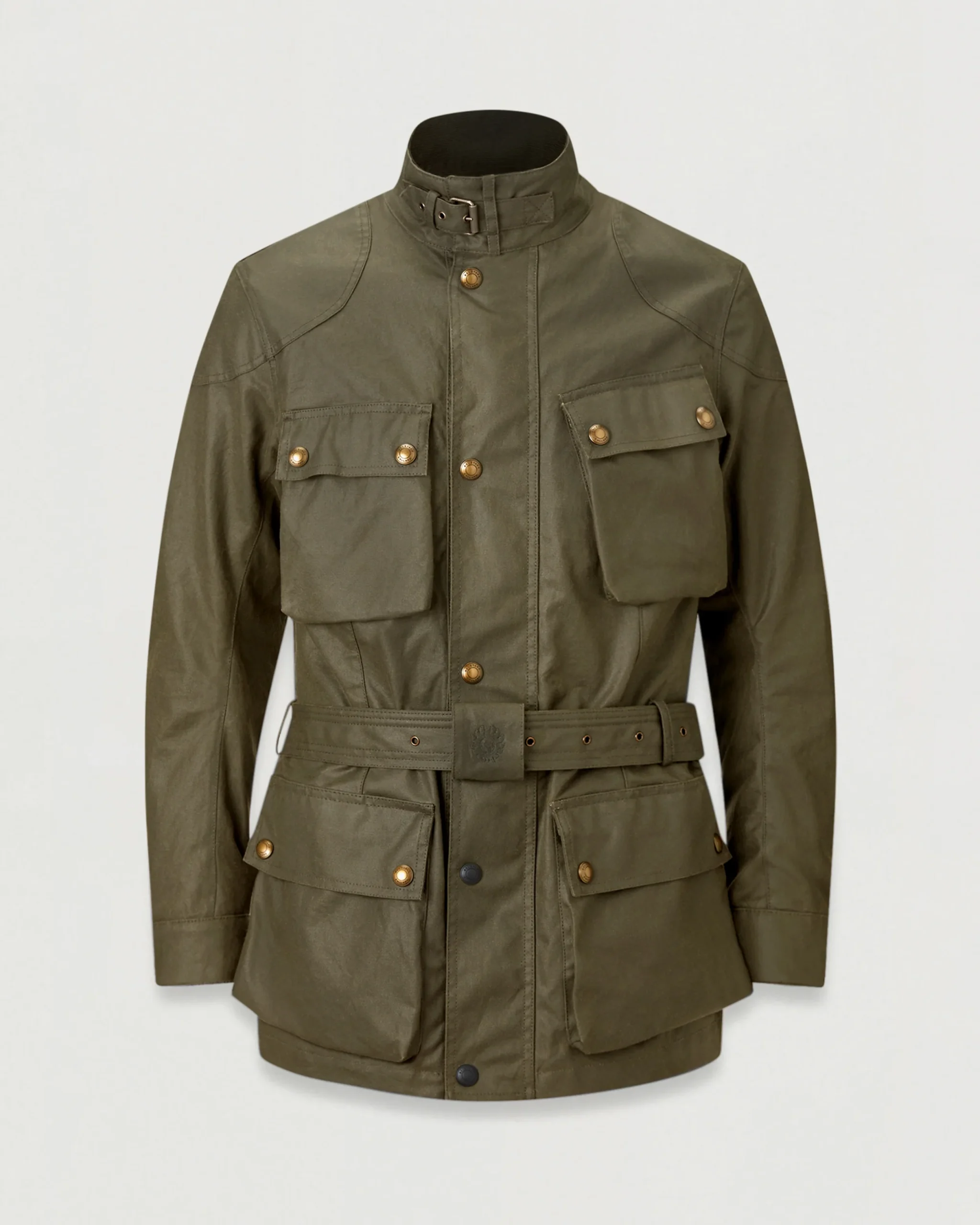 BELSTAFF - CHAQUETA MOTERA TRIALMASTER OLIVE GREEN