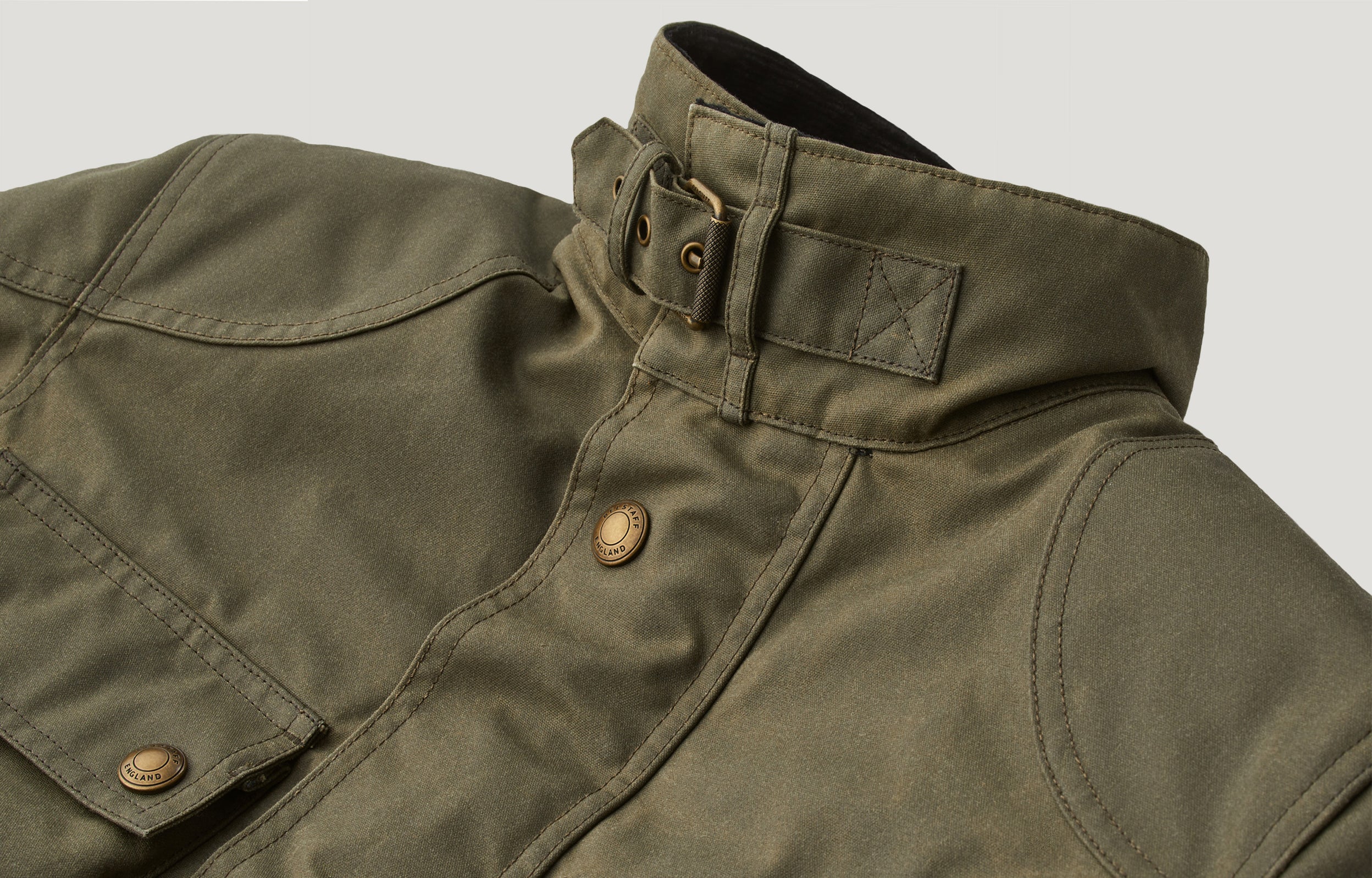 BELSTAFF - CHAQUETA MOTERA TRIALMASTER OLIVE GREEN - Imagen 3