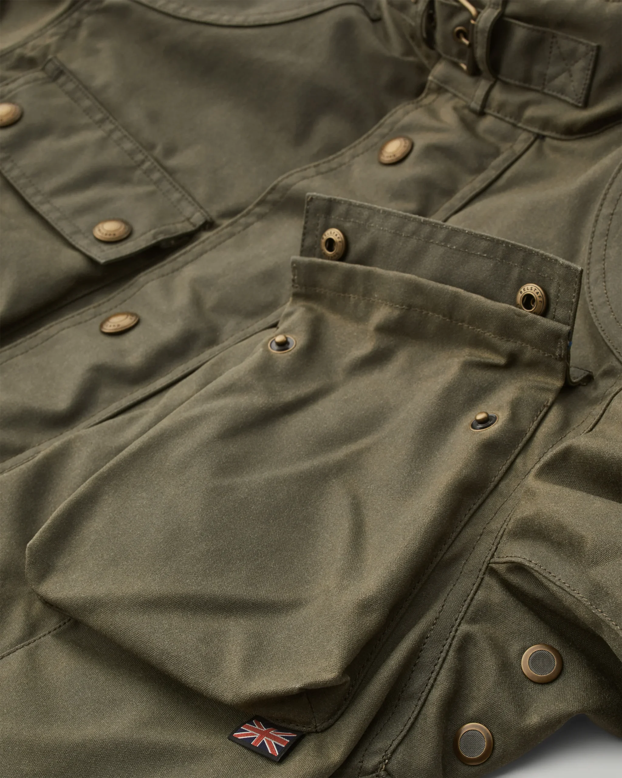 BELSTAFF - CHAQUETA MOTERA TRIALMASTER OLIVE GREEN - Imagen 4