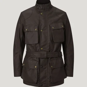 BELSTAFF - CHAQUETA MOTERA TRIALMASTER MAHOGANY