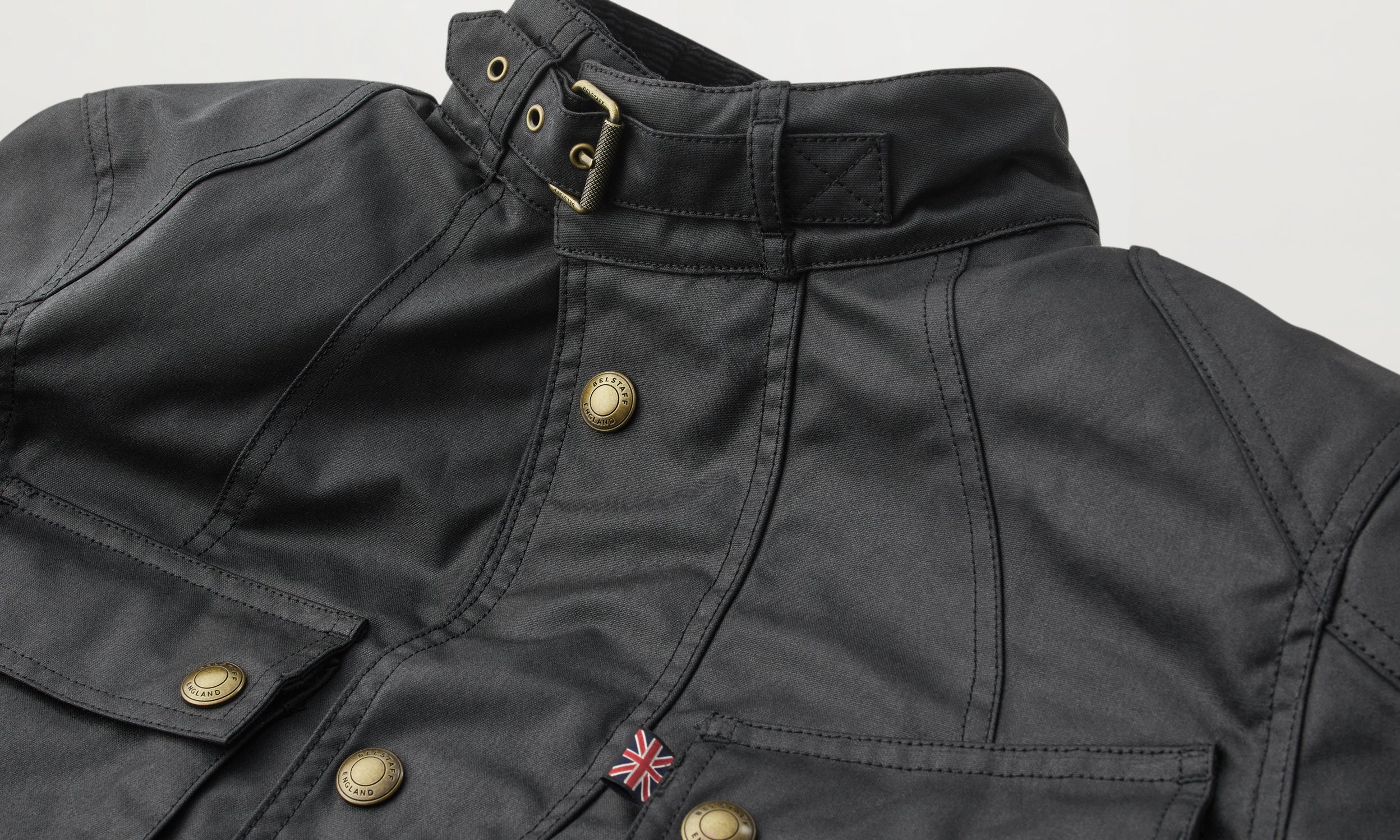 BELSTAFF - CROSBY MOTORCYCLE JACKET BLACK - Imagen 3