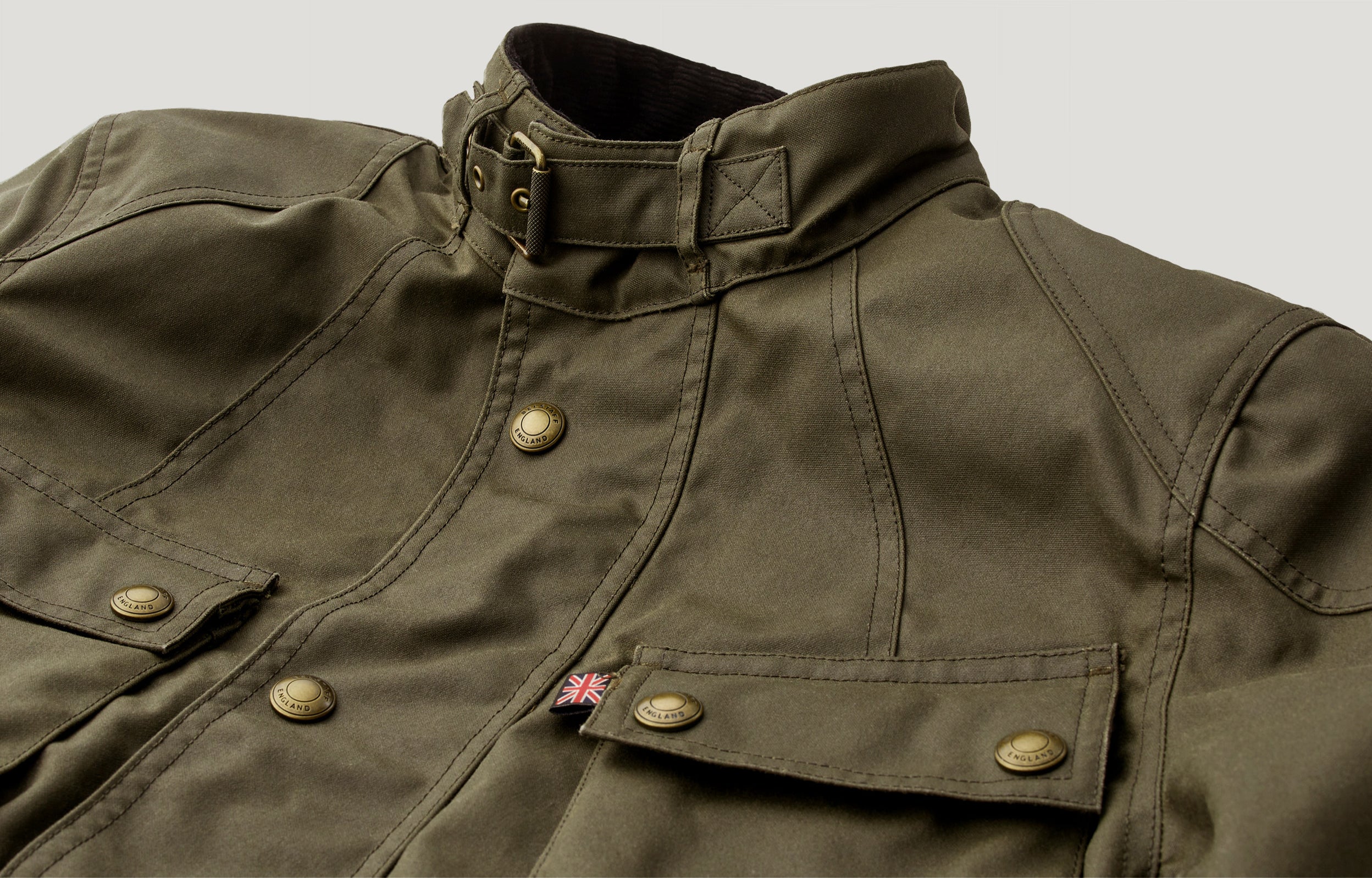 BELSTAFF - CROSBY MOTORCYCLE JACKET FOREST GREEN - Imagen 3