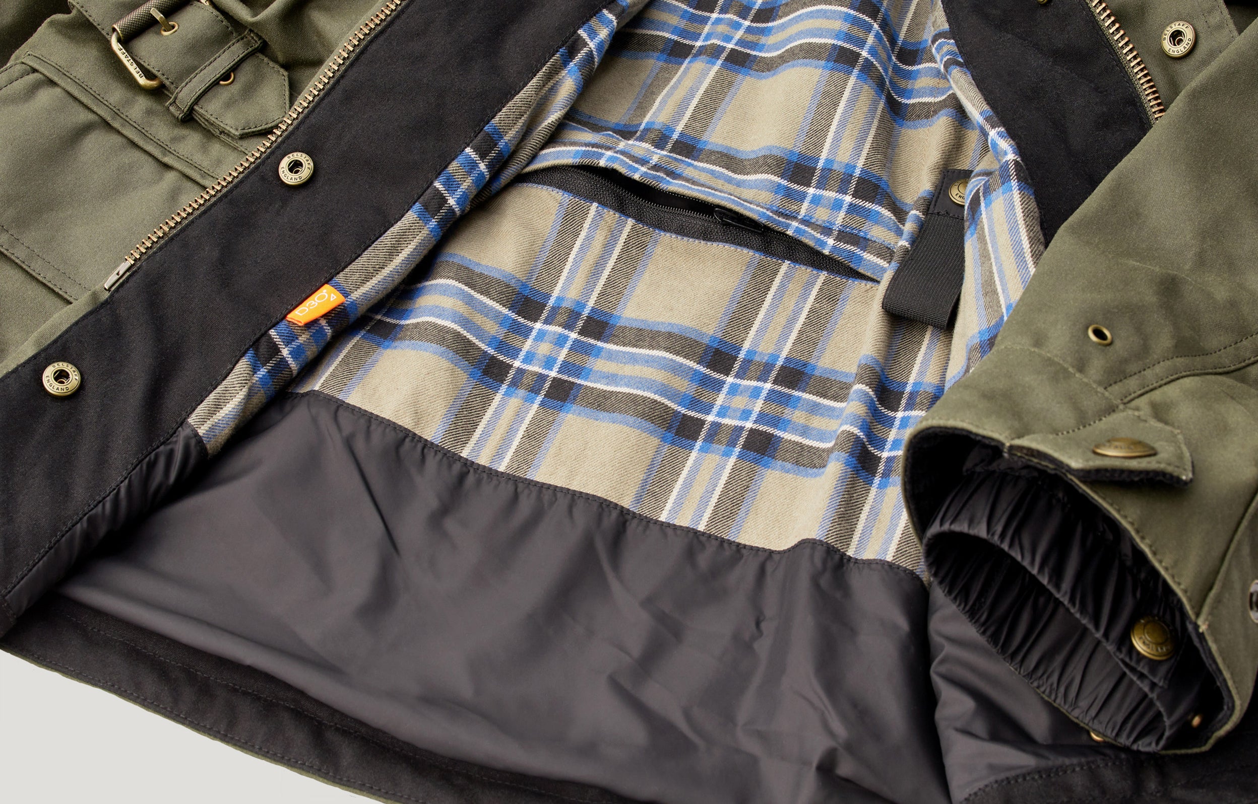 BELSTAFF - CROSBY MOTORCYCLE JACKET FOREST GREEN - Imagen 4