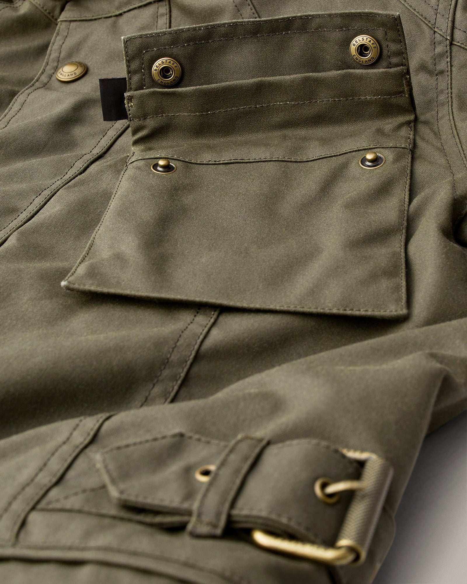 BELSTAFF - CROSBY MOTORCYCLE JACKET FOREST GREEN - Imagen 6