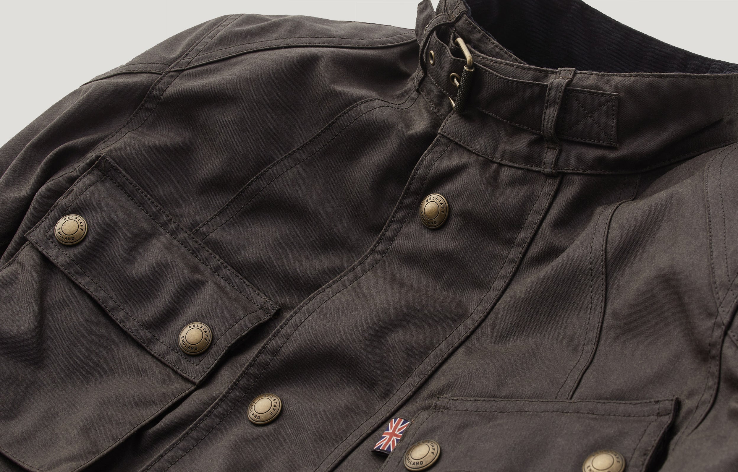 BELSTAFF - CROSBY MOTORCYCLE JACKET FOREST MAHOGANY - Imagen 3