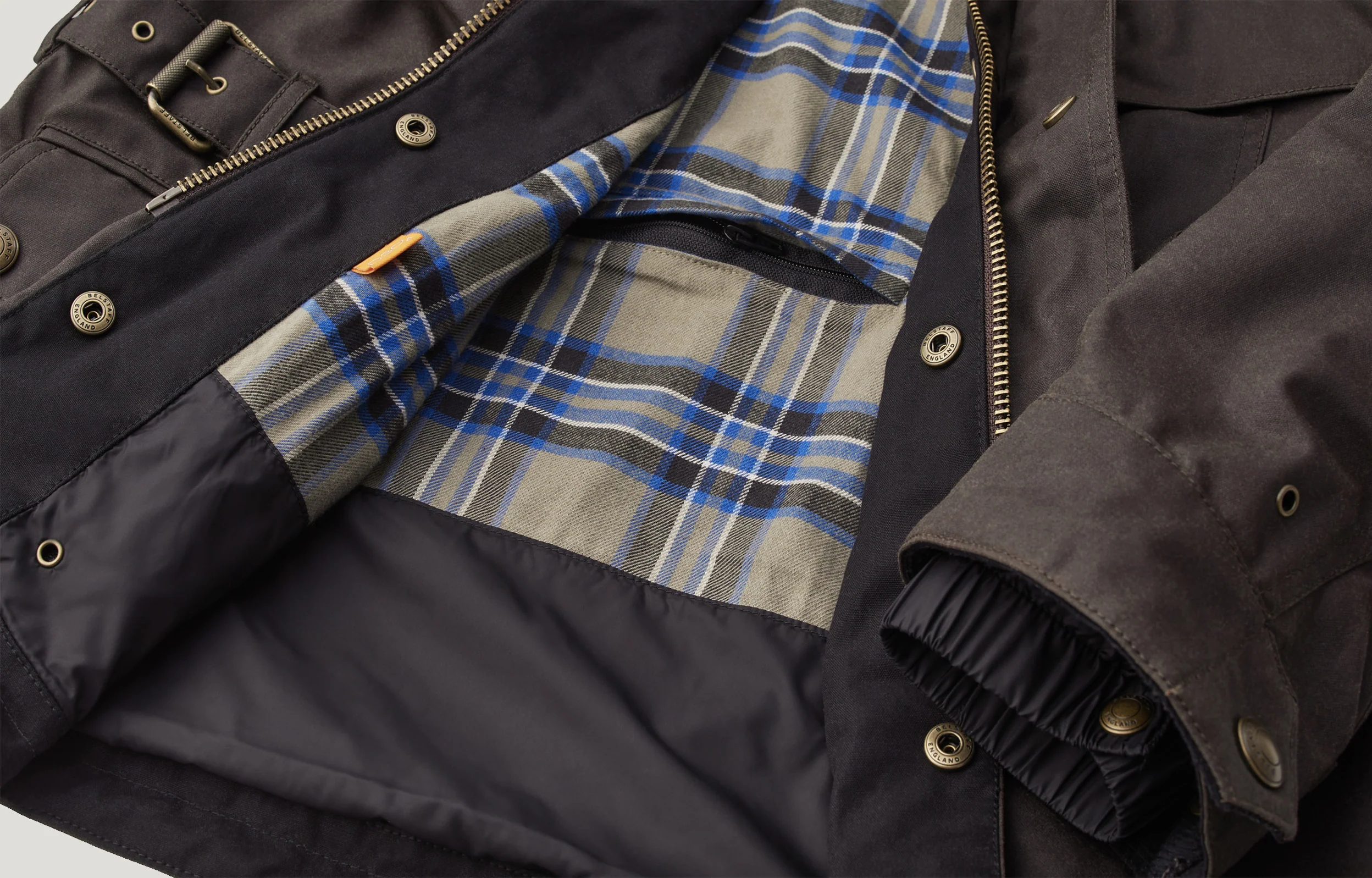 BELSTAFF - CROSBY MOTORCYCLE JACKET FOREST MAHOGANY - Imagen 5