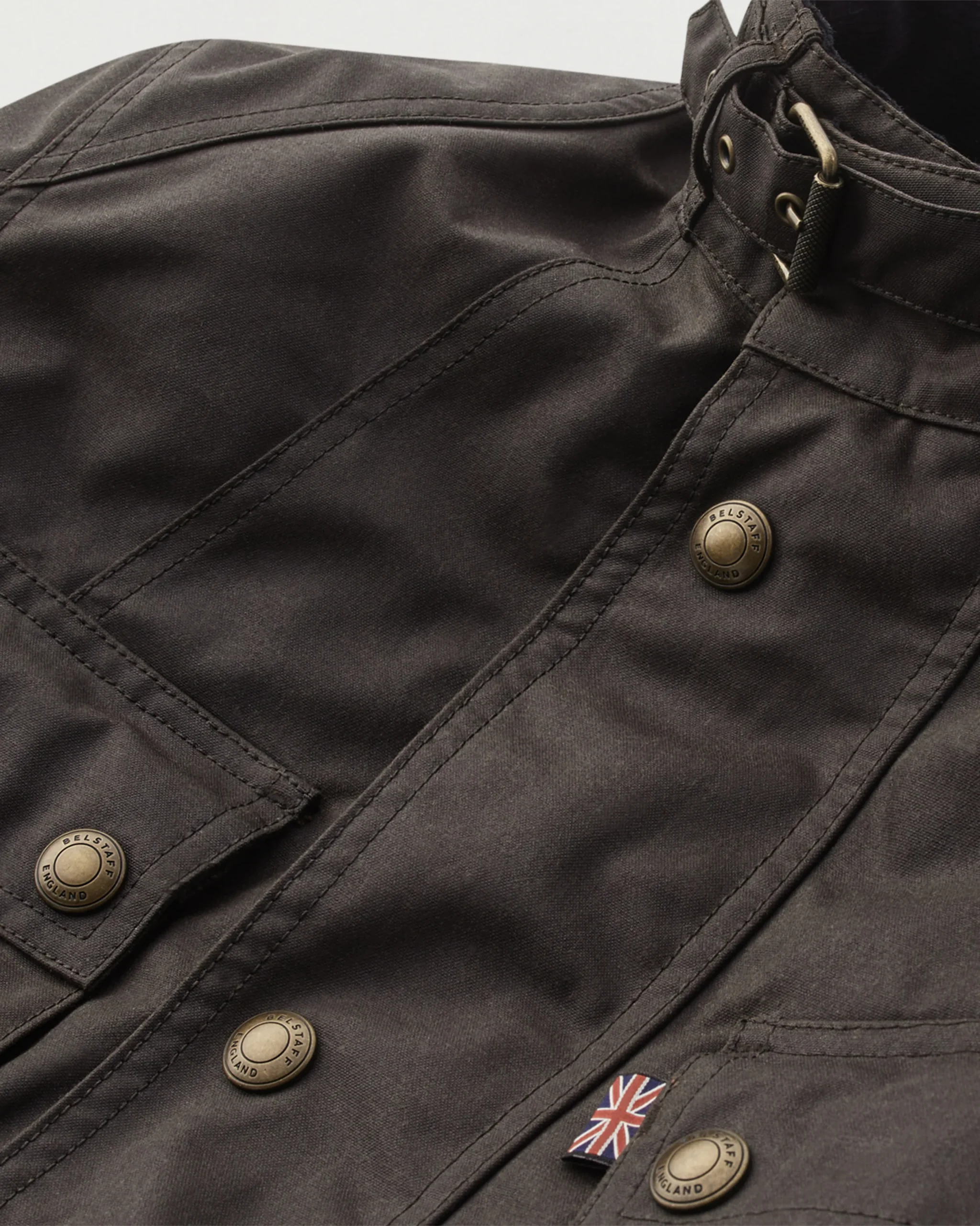 BELSTAFF - CROSBY MOTORCYCLE JACKET FOREST MAHOGANY - Imagen 6