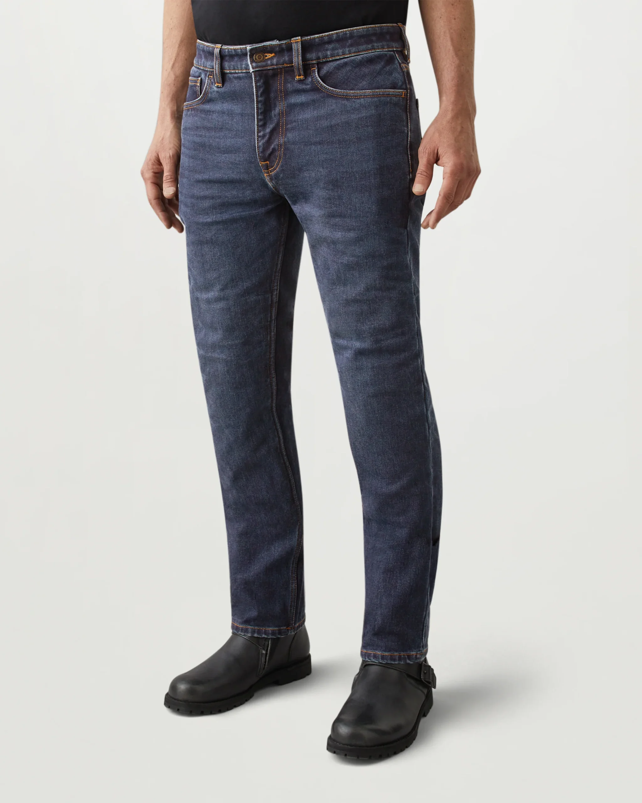 BELSTAFF - POPLAR MOTORCYCLE JEANS WASHED INDIGO - Imagen 4