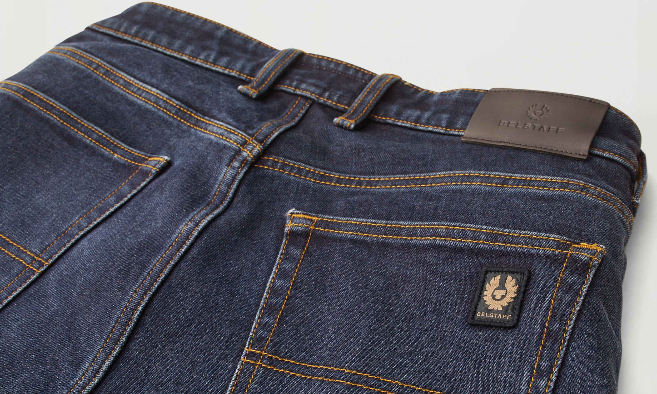 BELSTAFF - POPLAR MOTORCYCLE JEANS WASHED INDIGO - Imagen 6