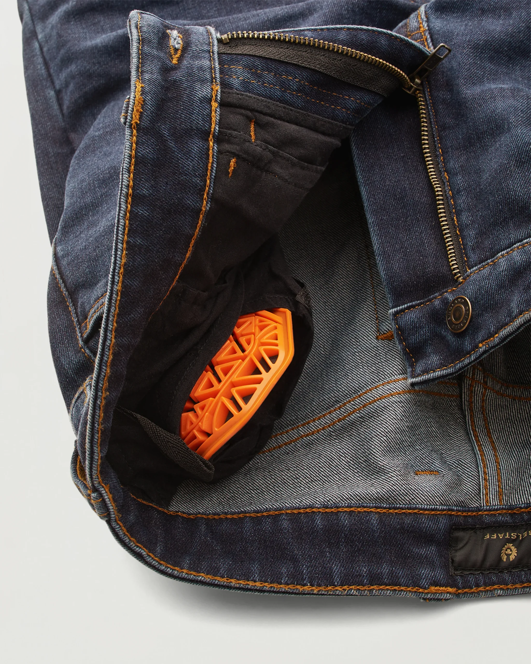 BELSTAFF - POPLAR MOTORCYCLE JEANS WASHED INDIGO - Imagen 7