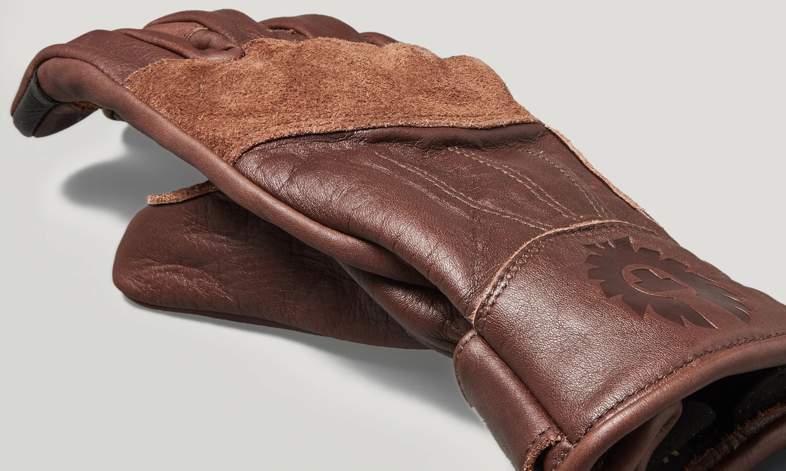 BELSTAFF - CLINCH MOTORCYCLE GLOVE TAN - Imagen 4