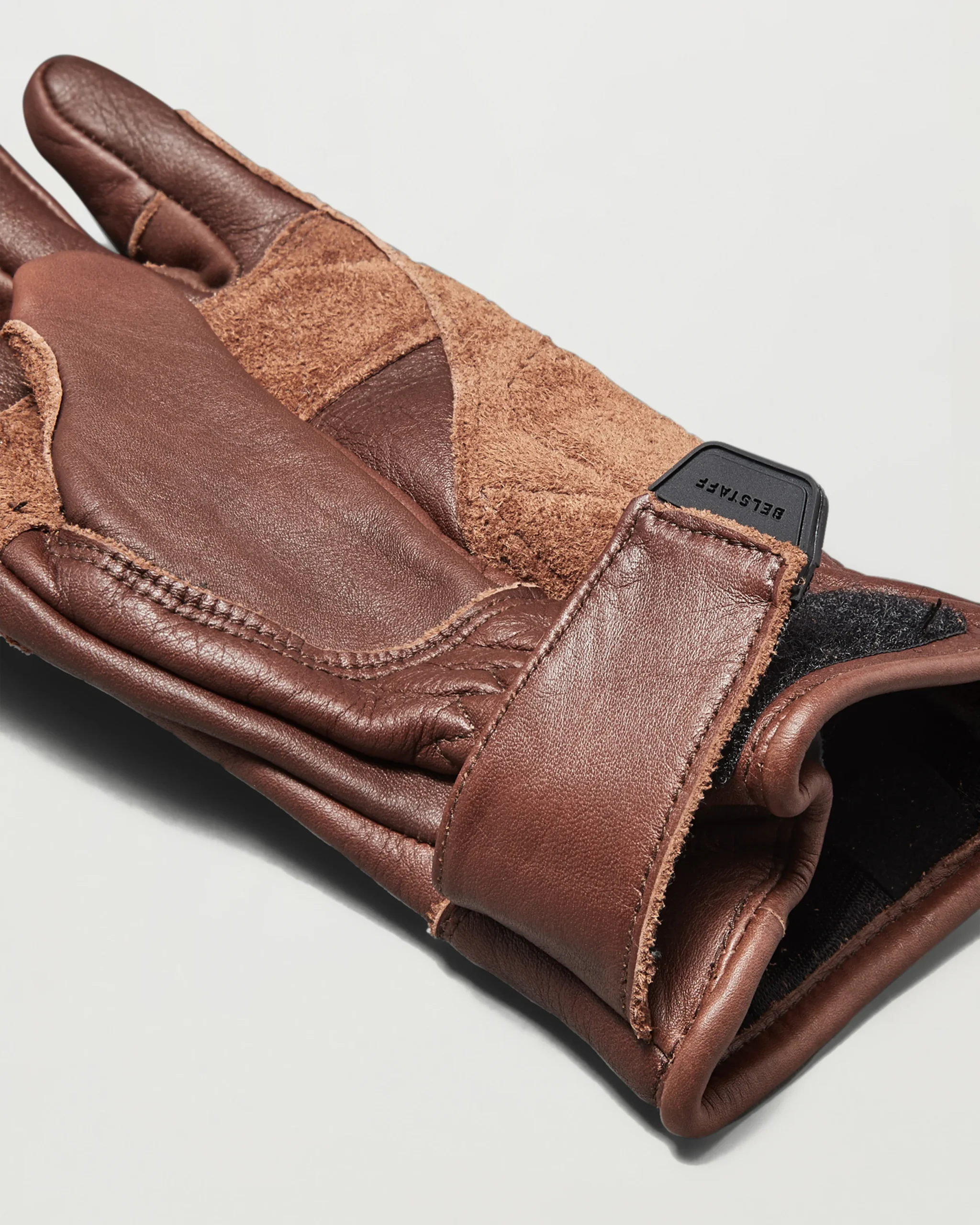 BELSTAFF - CLINCH MOTORCYCLE GLOVE TAN - Imagen 5