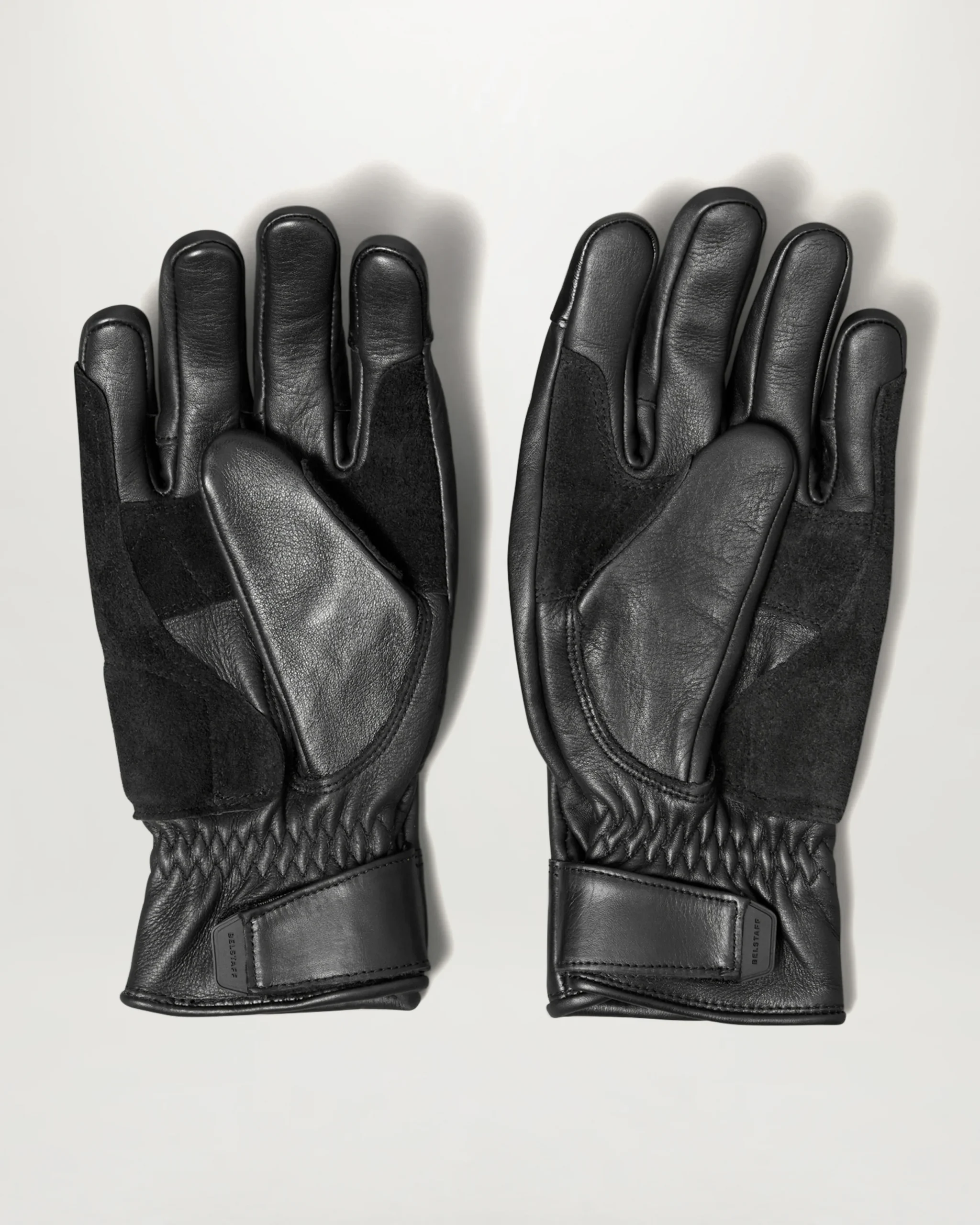 BELSTAFF - CLINCH MOTORCYCLE GLOVE BLACK - Imagen 3