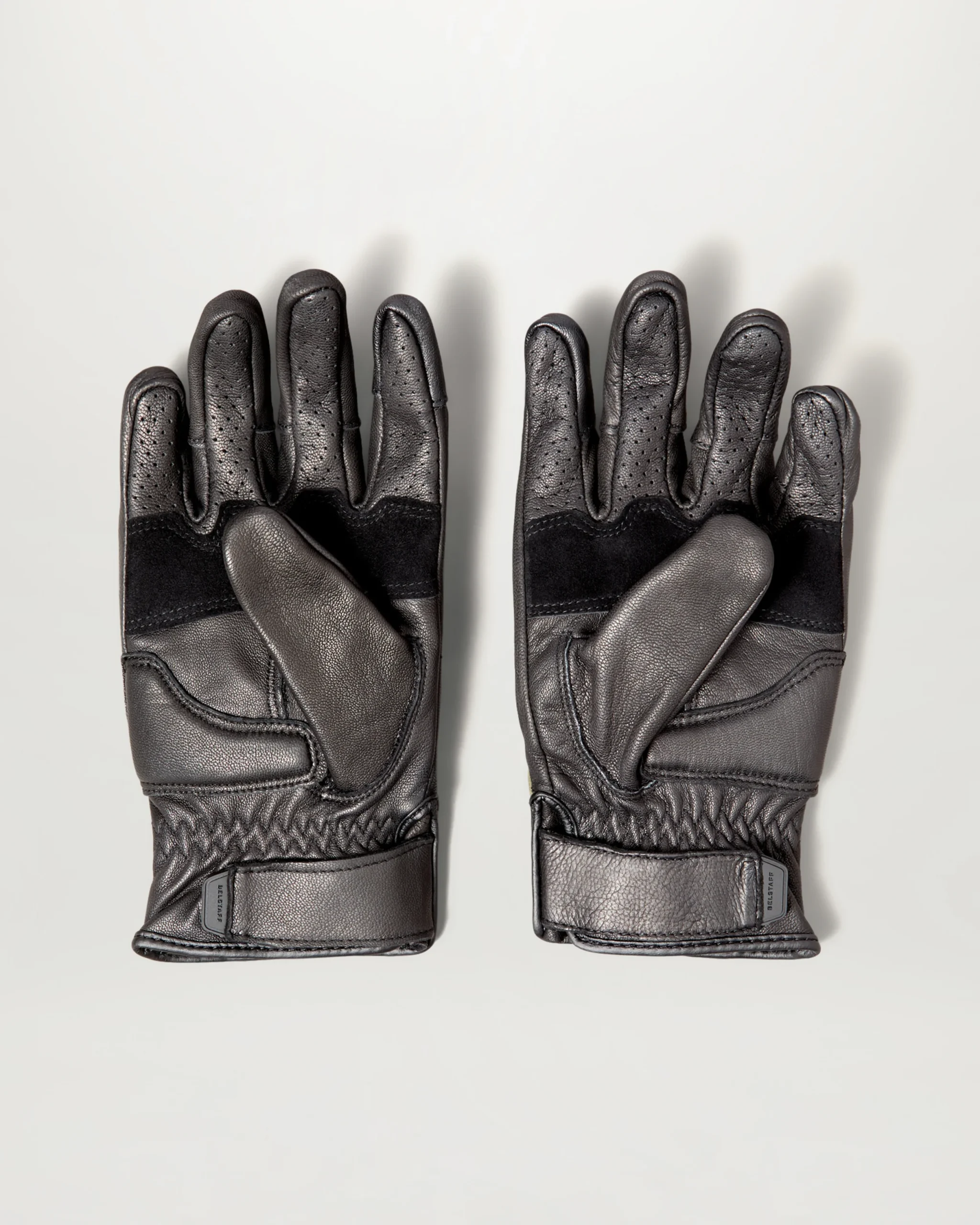 BELSTAFF - HAMPSTEAD MOTORCYCLE GLOVE BLACK/FOREST GREEN - Imagen 3