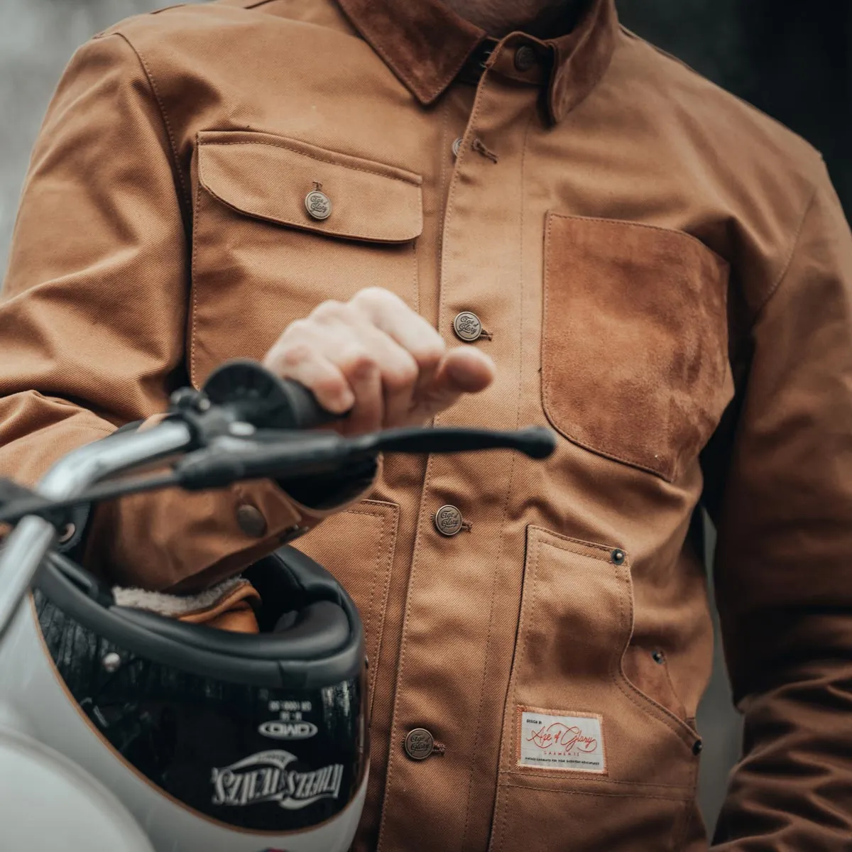 AGE OF GLORY - Craftsman Jacket Caramel - Imagen 4