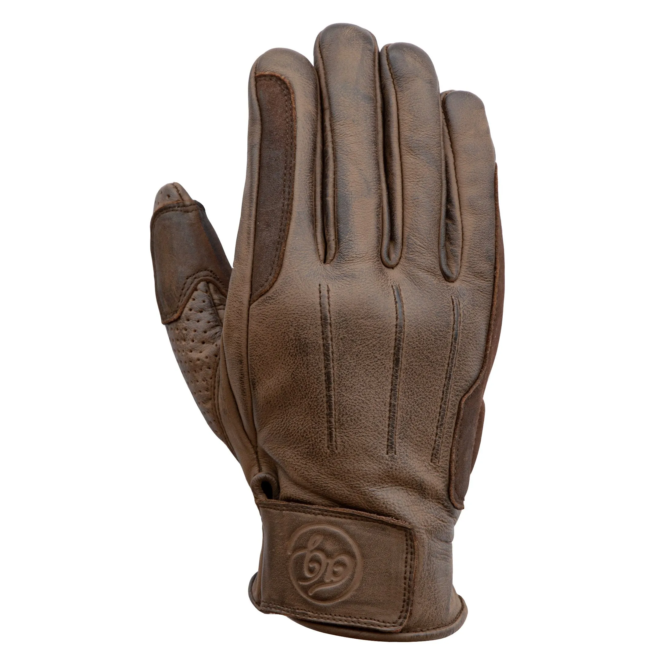 AGE OF GLORY - Rover Leather CE Gloves Aged Waxed Brown - Imagen 3