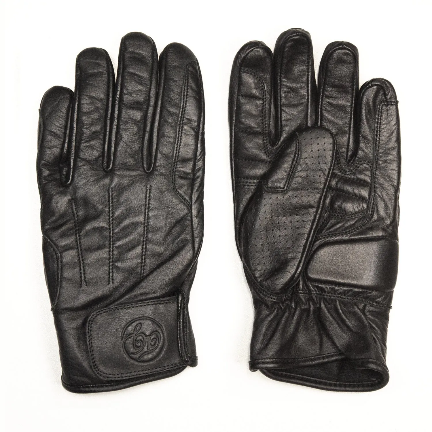 AGE OF GLORY - Rover Leather CE Gloves Black - Imagen 4