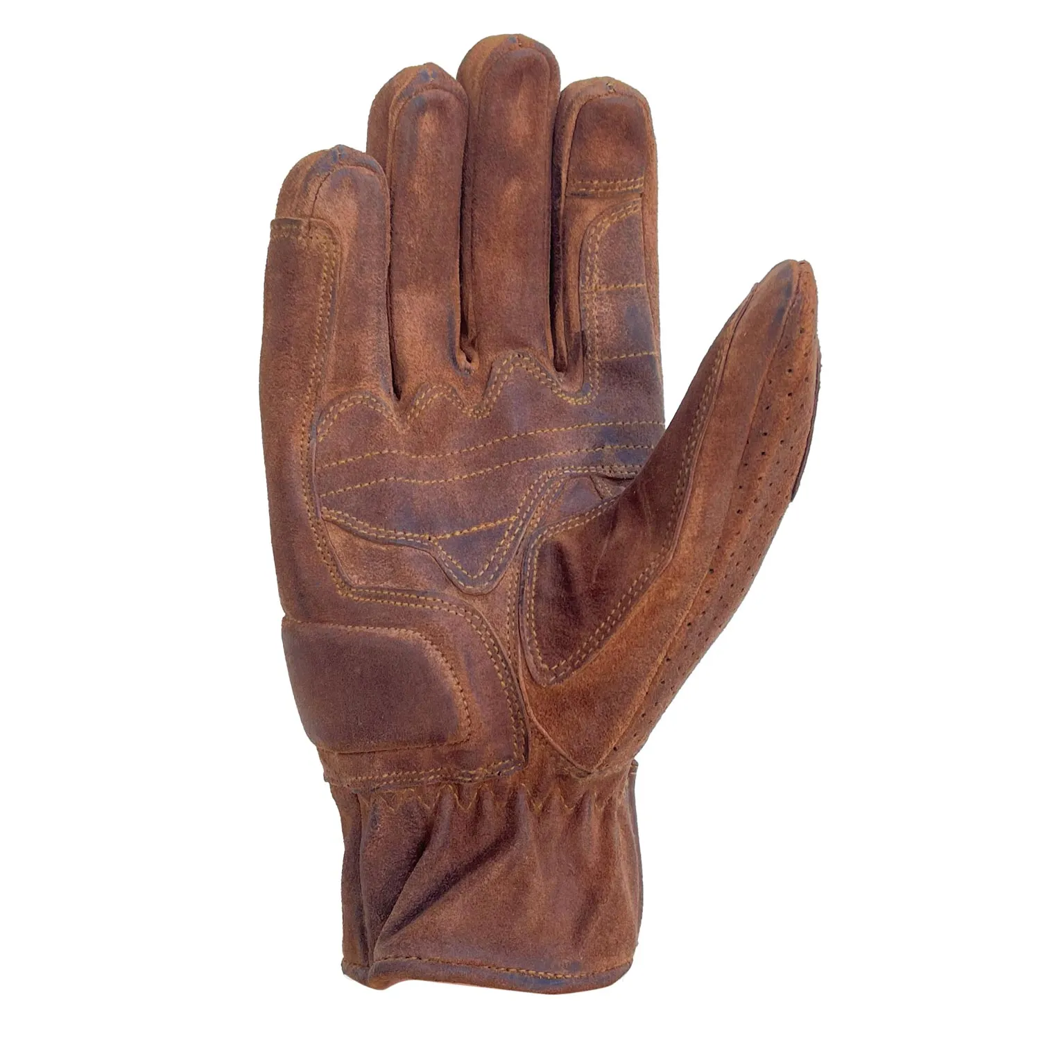 AGE OF GLORY - Rover Leather CE Gloves Caramel Sued - Imagen 8