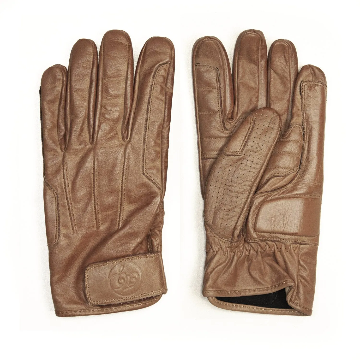 AGE OF GLORY - Rover Leather CE Gloves Waxed Camel