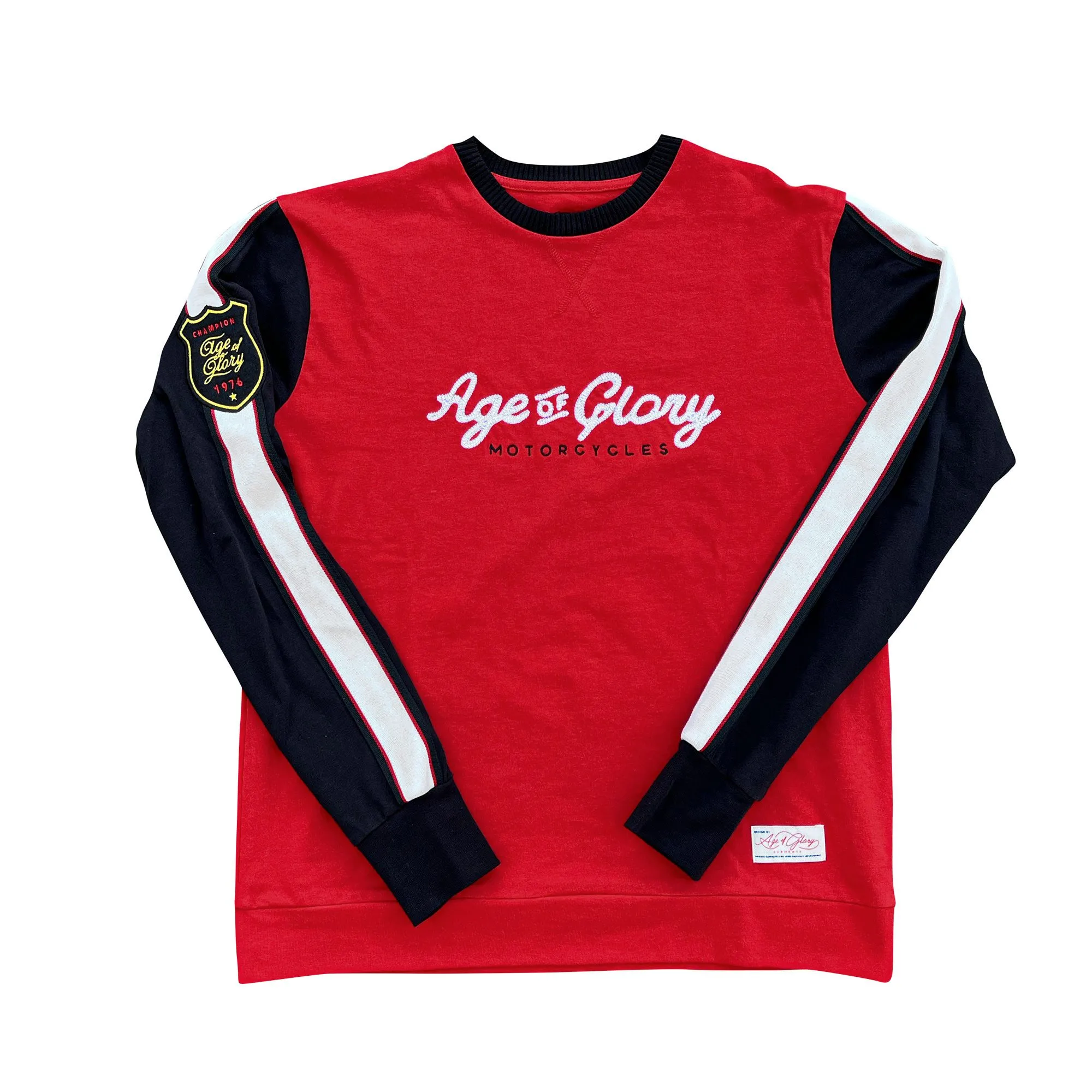 AGE OF GLORY - Trophy LS Tee Dark Red Black