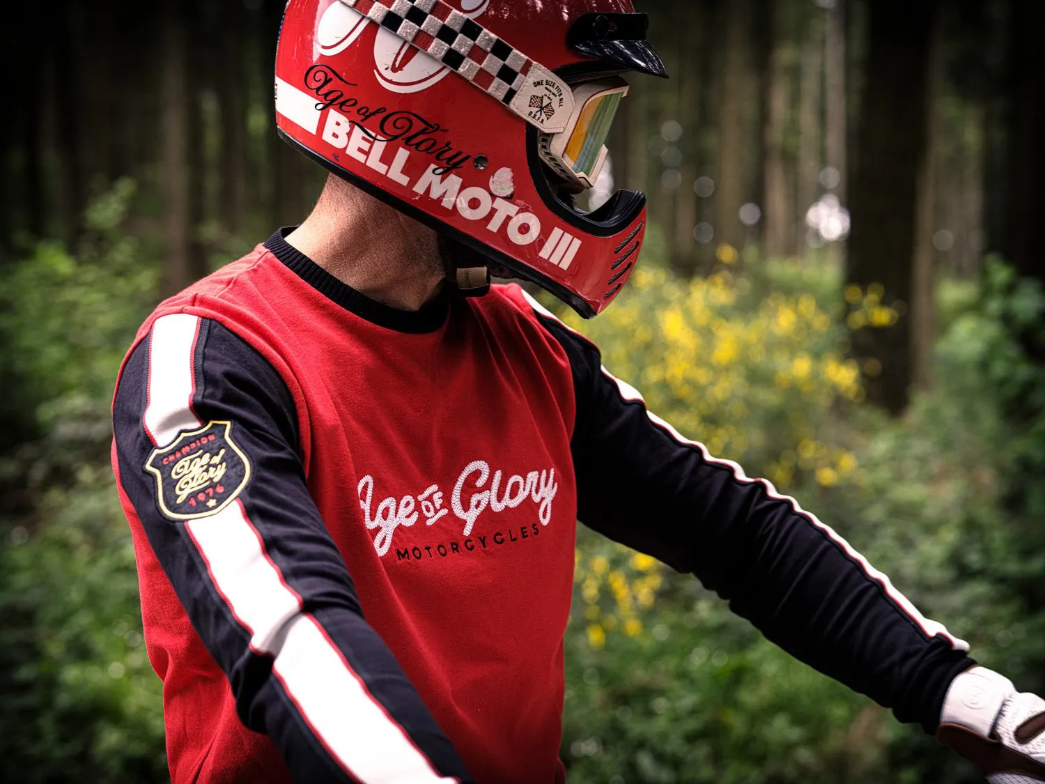 AGE OF GLORY - Trophy LS Tee Dark Red Black - Imagen 6
