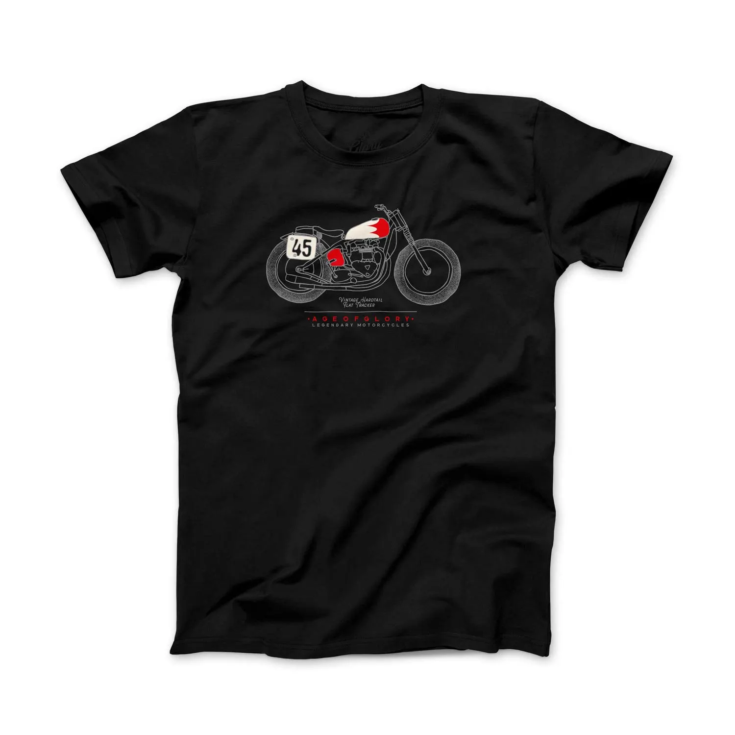 AGE OF GLORY - Legendary – Hardtail Tracker Tee Washed black
