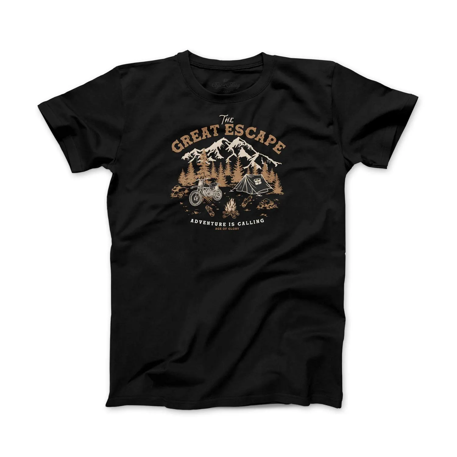 AGE OF GLORY - Great Escape Tee Washed Black