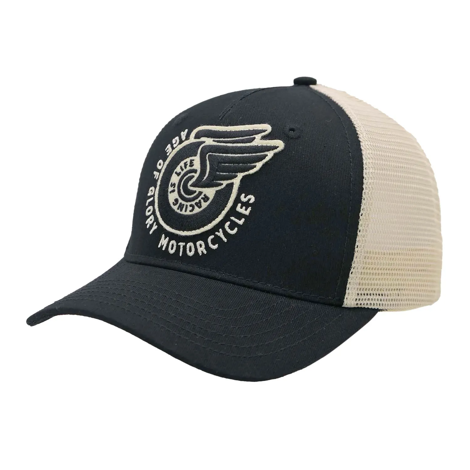 AGE OF GLORY - Champ Trucker Cap Black / Off-white
