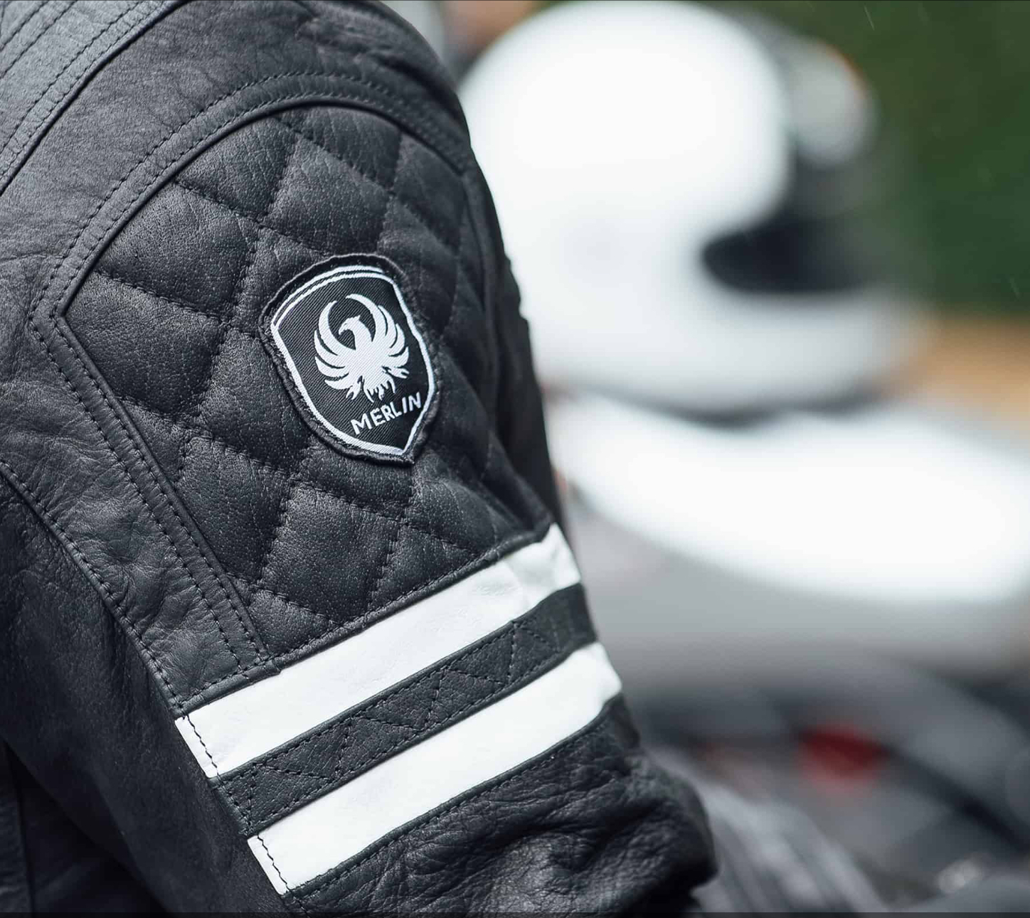 MERLIN - HIXON D3O® LEATHER JACKET BLACK - Imagen 4
