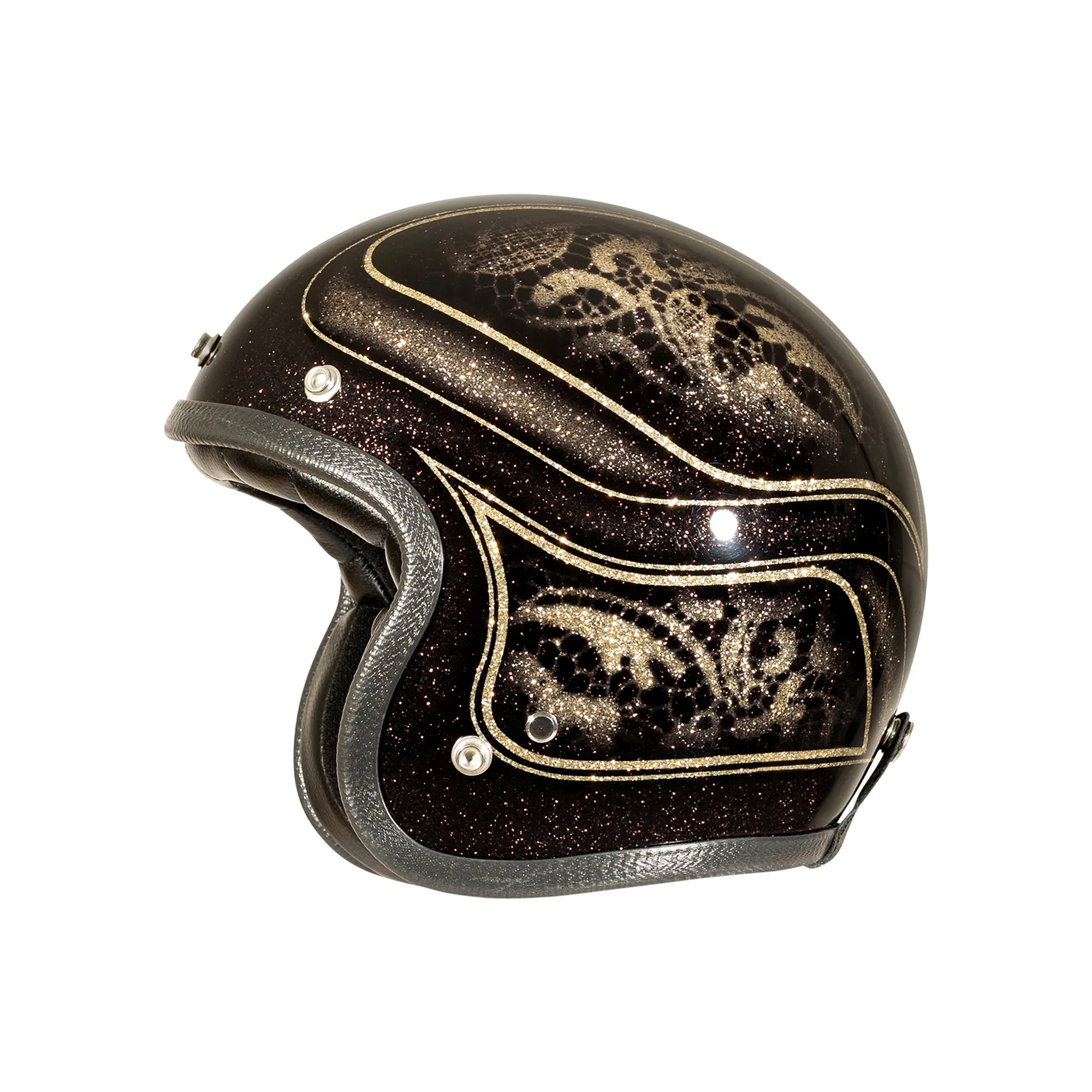 70’S HELMETS - Black Lace