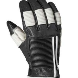 ROLAND SANDS Gloves Bronzo - black & white