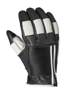 ROLAND SANDS Gloves Bronzo - black & white