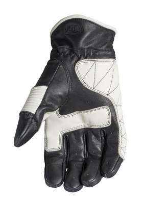 ROLAND SANDS Gloves Bronzo - black & white - Imagen 3