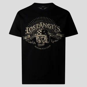 THE ROKKER COMPANY Lost Angels T-Shirt Men Black