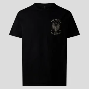 THE ROKKER COMPANY Flying Wheel T-Shirt Men Black