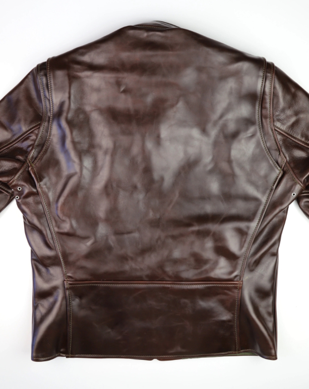 AEROLEATHER CAFÉ RACER JACKET BROWN - Imagen 4